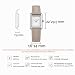 Imagen de SHENGKE Relojes Cuadrados Vintage Minimalistas para Mujer con Correa de Piel