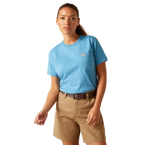 T-Shirt Drapeau de l'ouvrier Rebar ARIAT pour les journées de chantier actives
