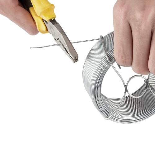 Filo Di Ferro Zincato 1.8 Mm - Rotolo 15 M Per Giardinaggio E Fai Da Te, Grigio - Foto 9