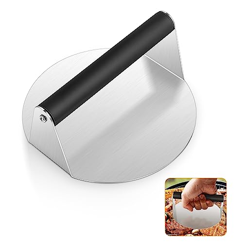 Kingrol Edelstahl Schinkenmacher Mit Thermometer - Fleischpresse Für Hausgemachten Speck, Schinken & Wurst