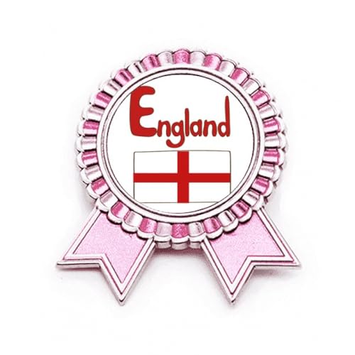 Drapeau Angleterre broche pin métal rouge motif médaille gagnant prix