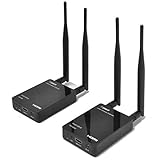 Wireless HDMI Transmitter Extender Receiver HDbitT Supports Full HD 1080P with IR - Upto 330 FT,...