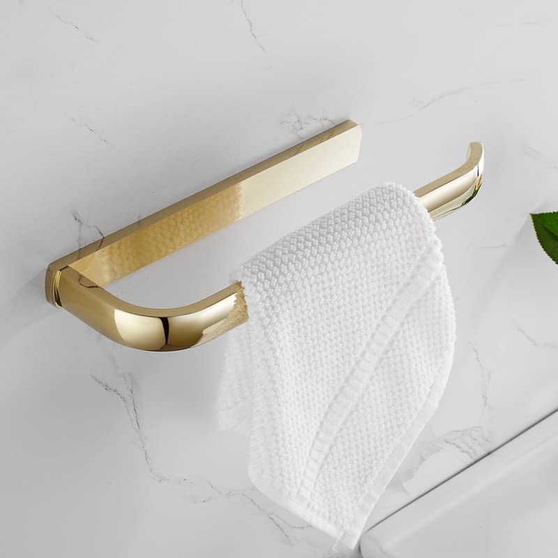 Toallero Toallero de baño Estante de toallero Herrajes de baño, Anillo de Toalla - Oro