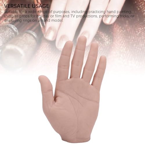 Main en silicone flexible et réutilisable pour présentation de bagues - 6