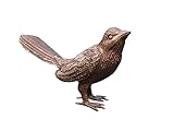 Generisch Bronze-Skulptur Vogel | Flügel geschlossen | 12x4x8cm | Tierfigur aus Bronze | handgefertigt