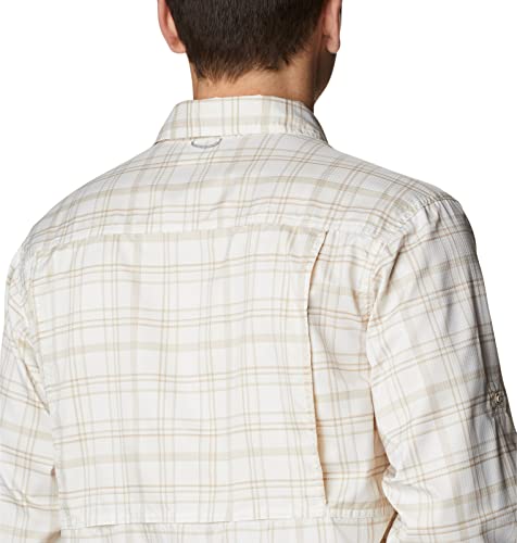 Image of Columbia Men Omni-Shade Silver Ridge Utility Lite Plaid Hiking and Trekking Long Sleeve Shirt
