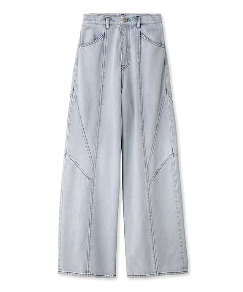 〖 新品 〗SNIDEL コクーンディティールデニムパンツ　サイズ：1 SNIDEL（スナイデル）の「コクーンディティールデニムパンツ