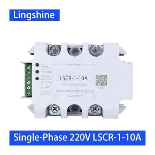 Régulateur de tension LSCR-1 10A 220V à potentiomètre pour gestion de puissance - 3