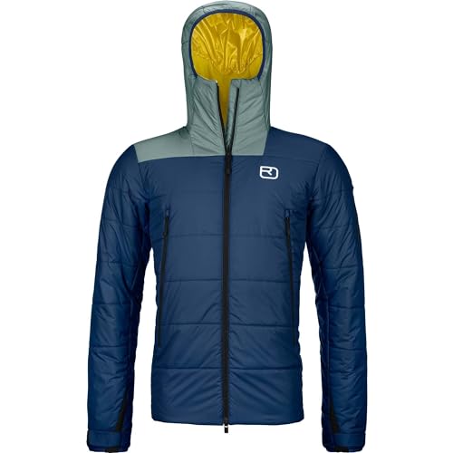 Chaqueta ORTOVOX Swisswool Zinal M de hombre impermeable con aislamiento térmico regulable