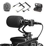 【Plug-and-Play】 Die Stromversorgung dieses Mini-Videomikrofons erfolgt über das Videogerät. Einfach Plug-and-Play, viel bequemer zu bedienen, keine Sorgen um die Stromversorgung, und Sie müssen sich nie die Mühe machen, den Akku auszutauschen oder aufzuladen.