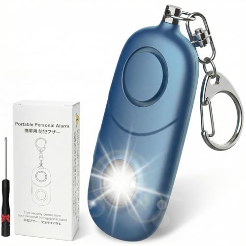 Qoosea Alarme Personnelle 135dB avec Lumière Stroboscopique...