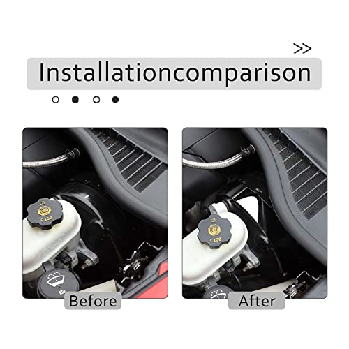 Image of Engine Bay Panel Cover for C6 Corvette 2005-2013, Stainless Steel Rear Engine Cover Guards Protector Splash Shield, Fuse Box Cover (Type I Brake Master Pump Baffle)