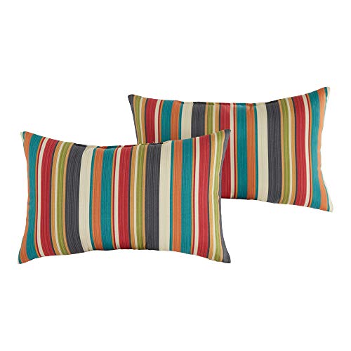 Greendale Home Fashions AZ5811S2 Sunset Rechteckige Zierkissen 2er-Set