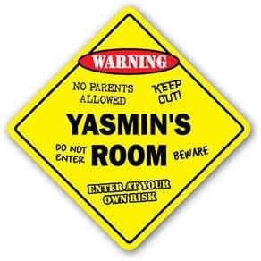 YASMIN'S ROOM Sticker Sign kids bedroom decor door children's name boy girl gift - Sticker Graphic - Auto, Wall, Laptop, Cell