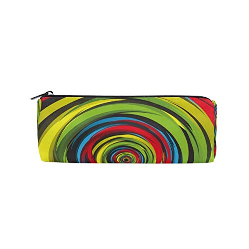 Preisvergleich Produktbild Abstrakte Regenbogen-Wirbel-Bleistift-Fall-Stud... für Mädchen-Teenager-Kinder