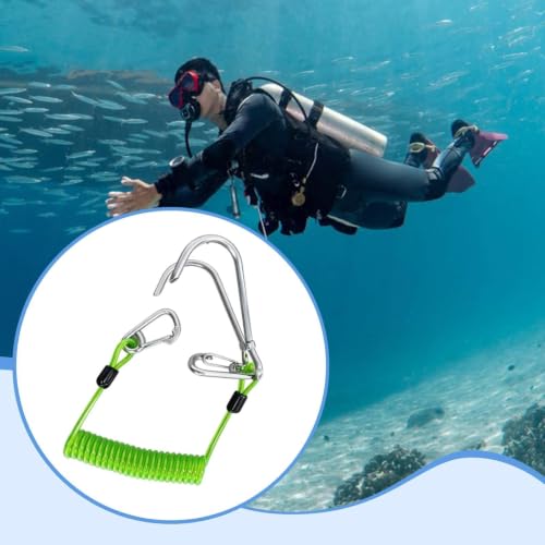 Gancho de buceo metálico y equipo para actividades náuticas subacuáticas de alta resistencia 5