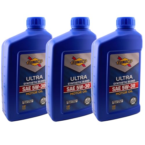 Aceite para motor mezcla sintética SAE 5W-30 Sunoco 3 cuartos miniatura 1