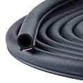 39.3 Feet Long Weather Stripping Seal Strip for Doors/Windows, Self-Adhesive Backing Seals Large Gap (from 5/16 inch to 11/20 inch) Soundproofing Seal Strip