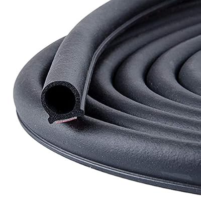 39.3 Feet Long Weather Stripping Seal Strip for Doors/Windows, Self-Adhesive Backing Seals Large Gap (from 5/16 inch to 11/20 inch) Soundproofing Seal Strip