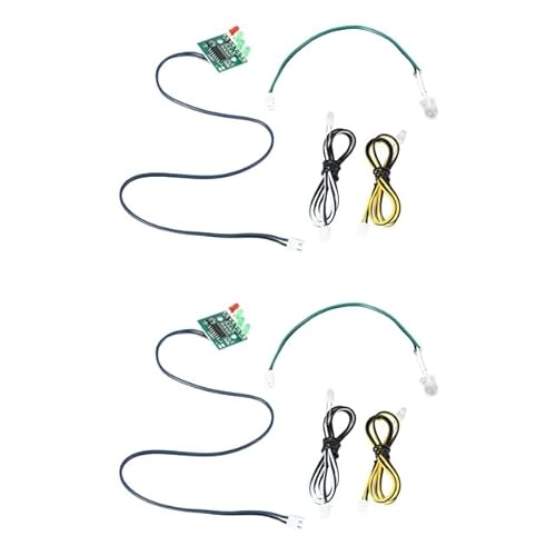 2X for 2011 5 Fishing Bait Boat Spare Parts Accessories LED Group for Flytec 2011 5 Bait Boat| | - - (Color: Green)