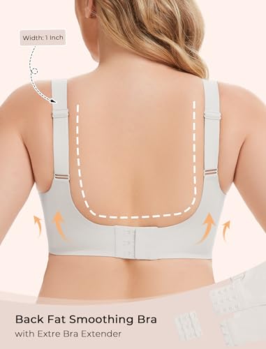Image of Gailife Womens Jelly Comfortable Bras for Women No Underwire Supportive Bra