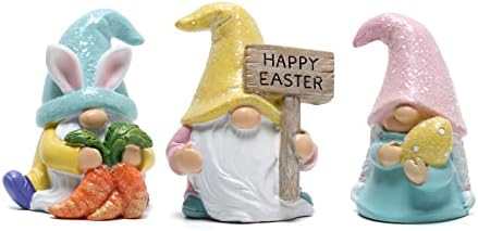 Amazon.com: Hodao Easter Bunny Gnomes Decorations Spring Spring Table ...