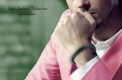 Pulsera de Cuero para Hombre con Cierre Magnético 21.5-23 cm miniatura 3