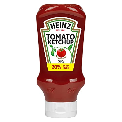 Heinz Tomato Ketchup Top Down Squeezy Bottle 700 g (570 gm + 20% Extra)