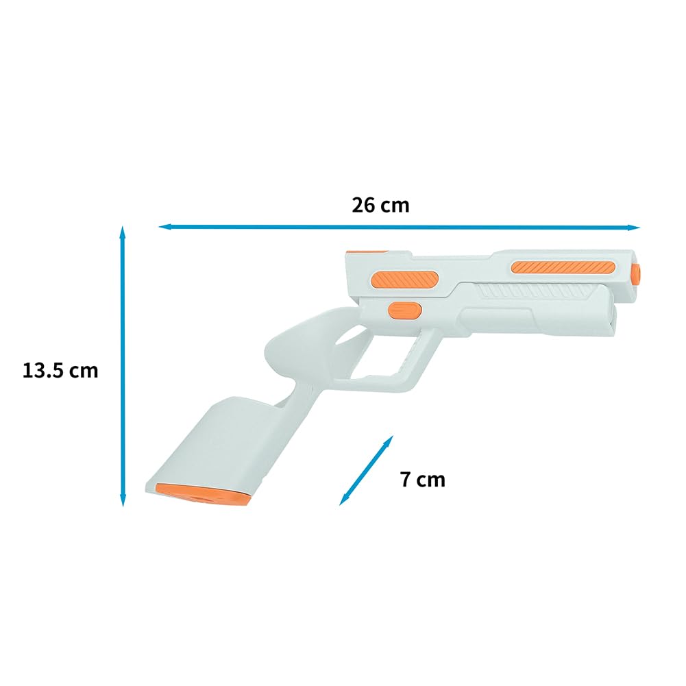 Starnearby Pistola da Gioco VR per Impugnature Controller Quest 3, Accessori per Quest 3, Maniglia Antiscivolo Custodia con Supporto Impugnatura a Pistola Compatibile avec Meta/Oculus Quest 3