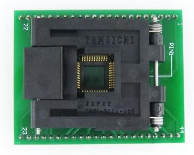 waveshareQFP44 to DIP44 (A) QFP44 TQFP44 FQFP44 PQFP44 Yamaichi IC Programming Adapter Test Burn-in Socket 0.8mm Pitch