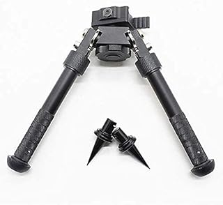 6.5,9inch Hunting Bipod Quick Release QD Folding Swivel Adjustable Leg Tactical Rifle Accessories - Active-8
