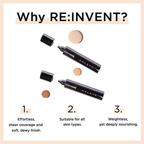 Haleys Re-Invent Bb Drops (Medium/Tan Neutral) Vegan, Cruelty-Free Tinted Bb Moisturizer Foundation With Marula Face Oil - Hydrate Skin With Sheer Coverage For A Natural, Healthy-Looking Complexion #TOP4