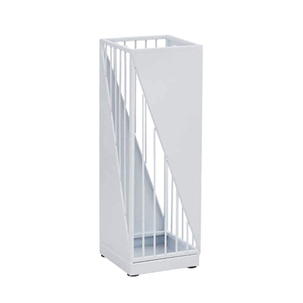 BHFPFZA Creative Nordic Iron Umbrella Holder, Waterproof & Rustproof Hanging Folding Parasol Stand, Stylish White Umbrella Stand for Home & Outdoor Use