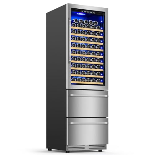 Velivi 24 Inch Dual Zone Wine Fridge