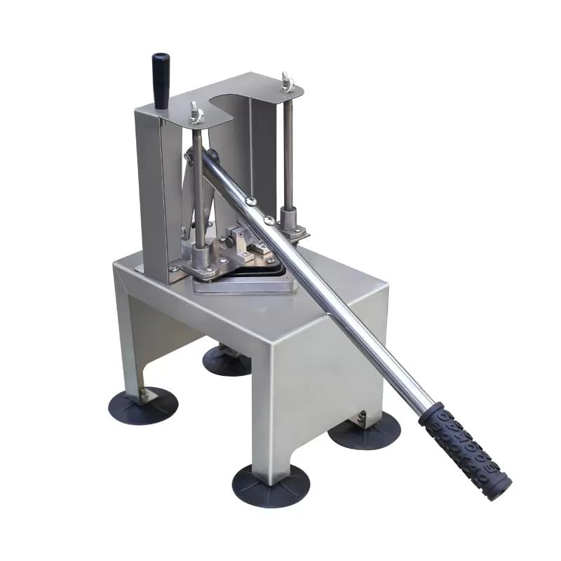 DuboxX Commercial French Fries Machine, Stainless Steel Strip Cutter, Manual Potato Strip Cutter, Simple Operation And High Work Efficiency,7MM blade