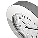 Alessi Momento Wall Clock INOX Aleesi 11 Momento Wall Clock INOX, Silver