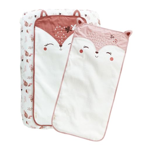 Petit Béguin - Housse de matelas à langer + 2 tapis de change Machu Picchu