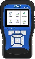 A mais nova ferramenta de diagnóstico de motocicleta profissional TopDiag M100 original para scanner de motocicleta, testador de bateria (Versão completa)