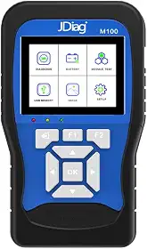 A mais nova ferramenta de diagnóstico de motocicleta profissional TopDiag M100 original para scanner de motocicleta, testador de bateria (Versão completa)