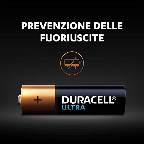 Duracell - Ultra AA con Powerchek, Batterie Stilo