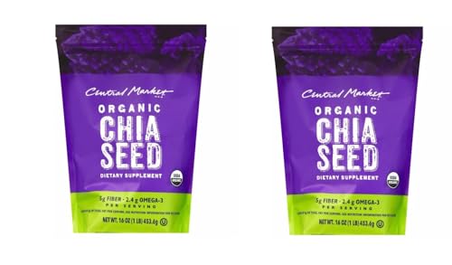 Central Market H-E-B Organic Chia Seeds 16oz - 2 bags