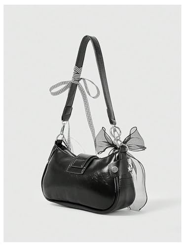 Image of Verdusa Women's Y2k Purse Star Embroidery Cute Shoulder Bag Y2k Accessories