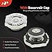 A-Premium Engine Coolant Overflow Recovery Reservoir Tank [with Cap] Compatible with Dodge Ram 1500 2002-2003 3.7L 4.7L, Ram 1500/Ram 2500/Ram 3500 2003 5.7L - Front