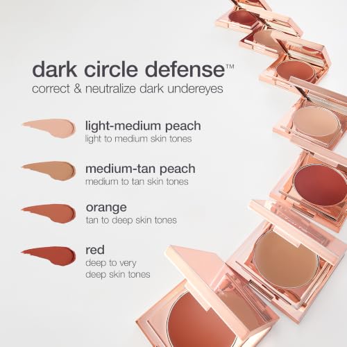 Image of tarte colored clay cc undereye corrector - Full-Coverage Concealer with Vegan Squalane & Caffeine for Dark Circles & Discoloration, Smooths, Cruelty-Free, full size, red