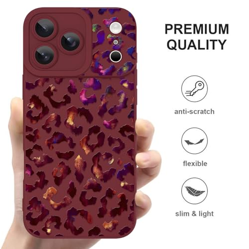Image of ZIYE for iPhone 17 Pro Case Gradient Leopard Pattern Phone Case