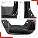 A-Premium Set of 4PCS Mud Flaps Splash Guards Mudguards Mudflaps with Hardware Kits Accessory Compatible with Honda Odyssey 2014-2017 Mini Passenger Van, Front and Rear (Driver & Passenger Sides)