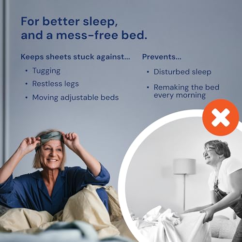 image for RUBBER HUGGER Medium Size Elastic Bed Sheet Holder - Patented, Ribbed 