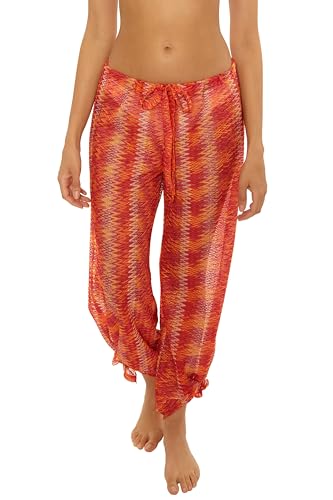 BECCA womens Cancun Pants, Casual, Split Leg, Beach Cover Ups for Women4