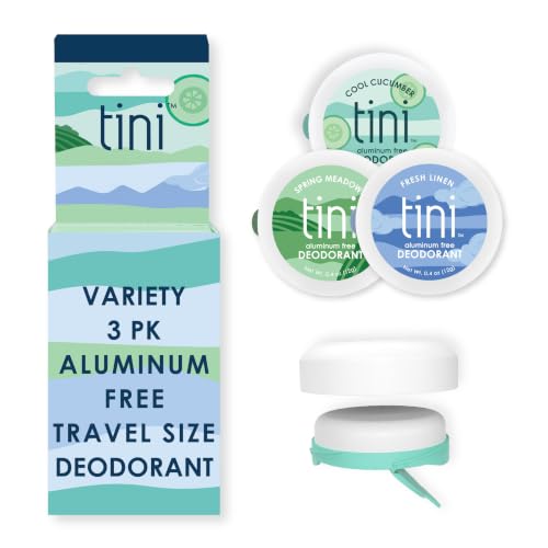 Tini Naturals Mini Travel Deodorant 3-Pack