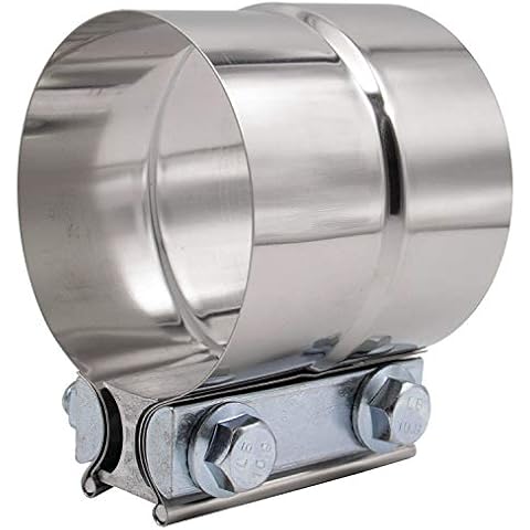 RP Remarkable Power, 304 Stainless Steel Joint Exhaust Muffler Clamp Band (3" Lap Joint) Cover